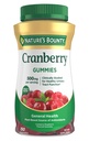 Bounty Cranberry Gummies v prírode, Podpora močových ciest, 500 mg, Cran-Raspberry Aquavor, 150 Ct