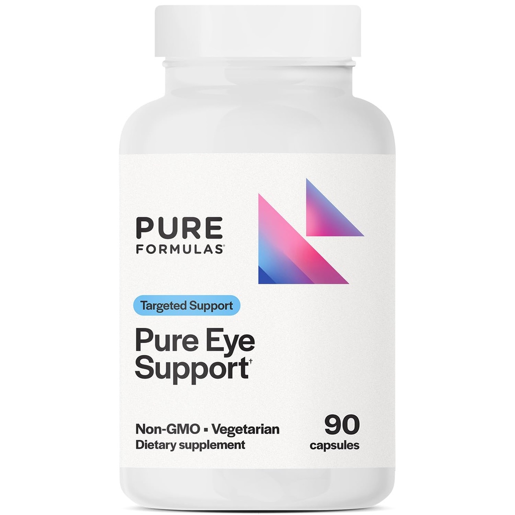 PureFormulas Pure Eye Support Lutein and Zeaxantin Supplement - 90 Vegetariánske kapsuly