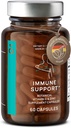 N°7 Imunitná podpora doplnok - Imunita Boost s Echinacea - Prírodný vitamín C z Acerola - Zinok - Andrographis - Grapefruit Seed Extract - Vegánsky imunitný systém Vitamínový komplex - 60 Kapsule