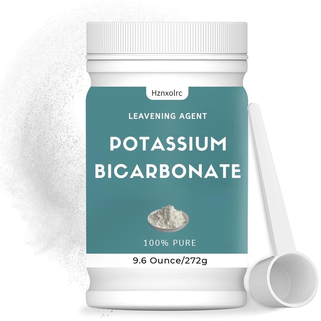 9,6 oz bikarbonát draselný, 100% čistý prášok bikarbonát draselný, bikarbonát draselný pre rastliny, používaný pri výrobe vína, koláčov, koláčov a ďalších