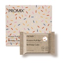 ProMix Nutrition Protein Puff Bary - Narodeninový koláč - Marshmallow Crispy Treat - Great Ochutnávka a zdravie na Go Snack - High Protein & Low Calorie - bez lepidla, sóje a kukurice - 12 Barov