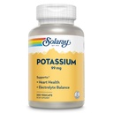 Solaray Draslík 99 mg - Elektrolyt Balance Formula - Drasel Supplement for Electrolytes, Vacular and Heart Health Support - 60-Day Záruka vrátenia peňazí, Lab Overified, 200 Servings, 200 VegCaps