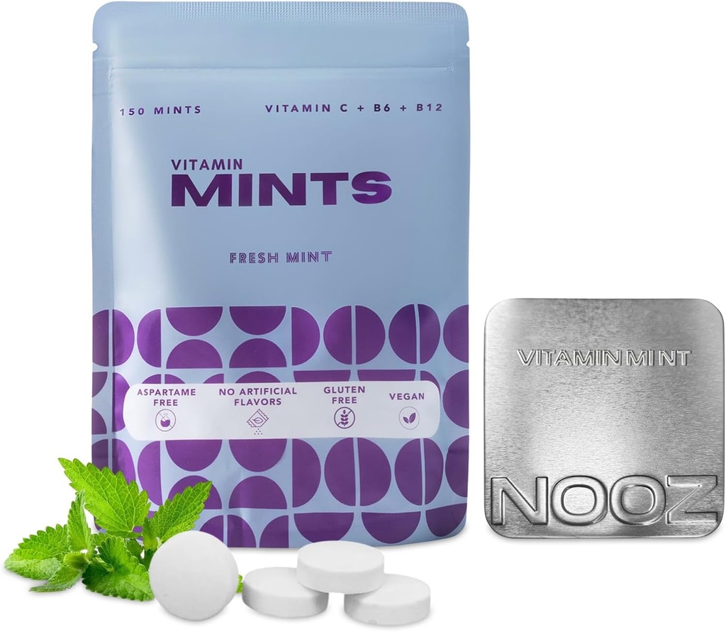 NOOZ vitamínové mäty - Imunita & Vitalita - osviežujúca mäta chuť 