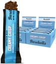 BAREBELLS Proteínové tyčinky Krémové Crisp - 12 Gróf, Balenie 2 - Bielkoviny Snacks s 20g High Protein - Čokoládové Bielkoviny Bar s 1g celkových cukrov - Perfektné na Go Protein Snack & Breakfast Bars