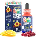 Jasnosť Deti Super Omega s DHA + EPA Omega 3 pre lepšie zaostrovanie a kvalitu spánkového algae olej Omega 3 Liquid (1 ml na obsluhu) Všetky prírodné DHA kvapky pre deti USA Made Supplement (1 fl oz)