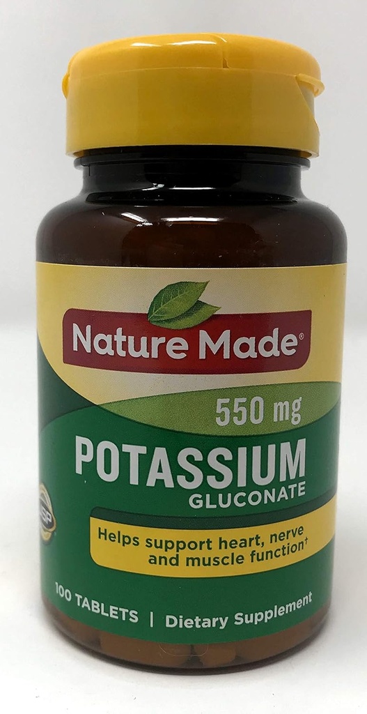 Príroda Vyrobené draslík Glukonát 550 mg Balenie 2