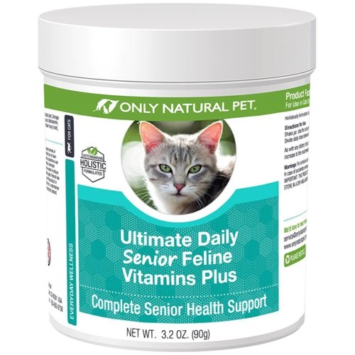 LEN NATURAL PET Ultimate Daily Senior Feline Multivitamín w/Taurine & L-Lysine 