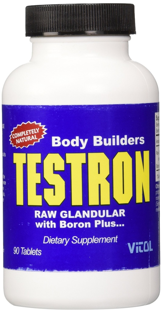 Vitol Body Builders Testron Tablety, 90-Count Fľaše