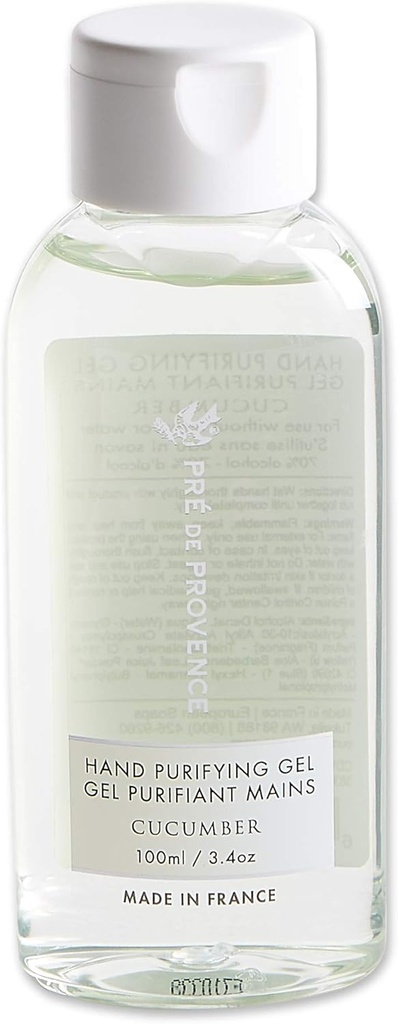 Pre de Provence Advanced Alcohol Based Hand Sanitizer Gel Hydratuje a zjemňuje ruky, 3.4 Fluidné ounce, Cucumber
