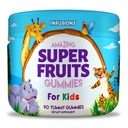 Infúzie Super ovocie Gumies pre deti 90 gróf Antioxidant Blend mäkké a lahodné Vegan Friendly lepidlo zadarmo non-GMO