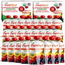 Ovocné smoothie Pouches Banana Berry- 2 balenia, 24 ks Smoothie Jedlá Náhrada- USDA Organic Healthy Snacks Pre dospelých, Squeeze Pouches For Drinks For Adults, Soft Foods, Gluten Free Dairy Free Snacks
