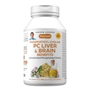 Andrew LESSMAN PC Pečeň a mozog Výhody 360 Softgels - Fosfatidyl Cholín, Najdôležitejší stavebný blok pre zdravé pečene a mozgu štruktúry, Funkcia. Žiadne prídavné látky. Ľahko prehĺtať softgely
