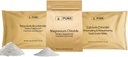 Pure Original Ingrediencie Draslík bikarbonát, Chlorid horečnatý, a chlorid vápenatý Bundle, 4 oz Každý, Jedlo bezpečné