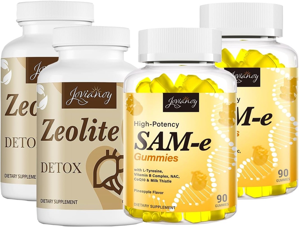 Zeolit Detox kapsuly [2 balenia] + SAM-e Gummies [2 balenia]