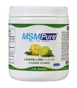 KALA ZDRAVIE MSMPure Citrónová vápno Ochutené Coarse MSM Powder Flakes 