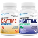 Puregen Labs Daytime and Nighttime Combo Pack, Cold and Flu Relief Medicine 