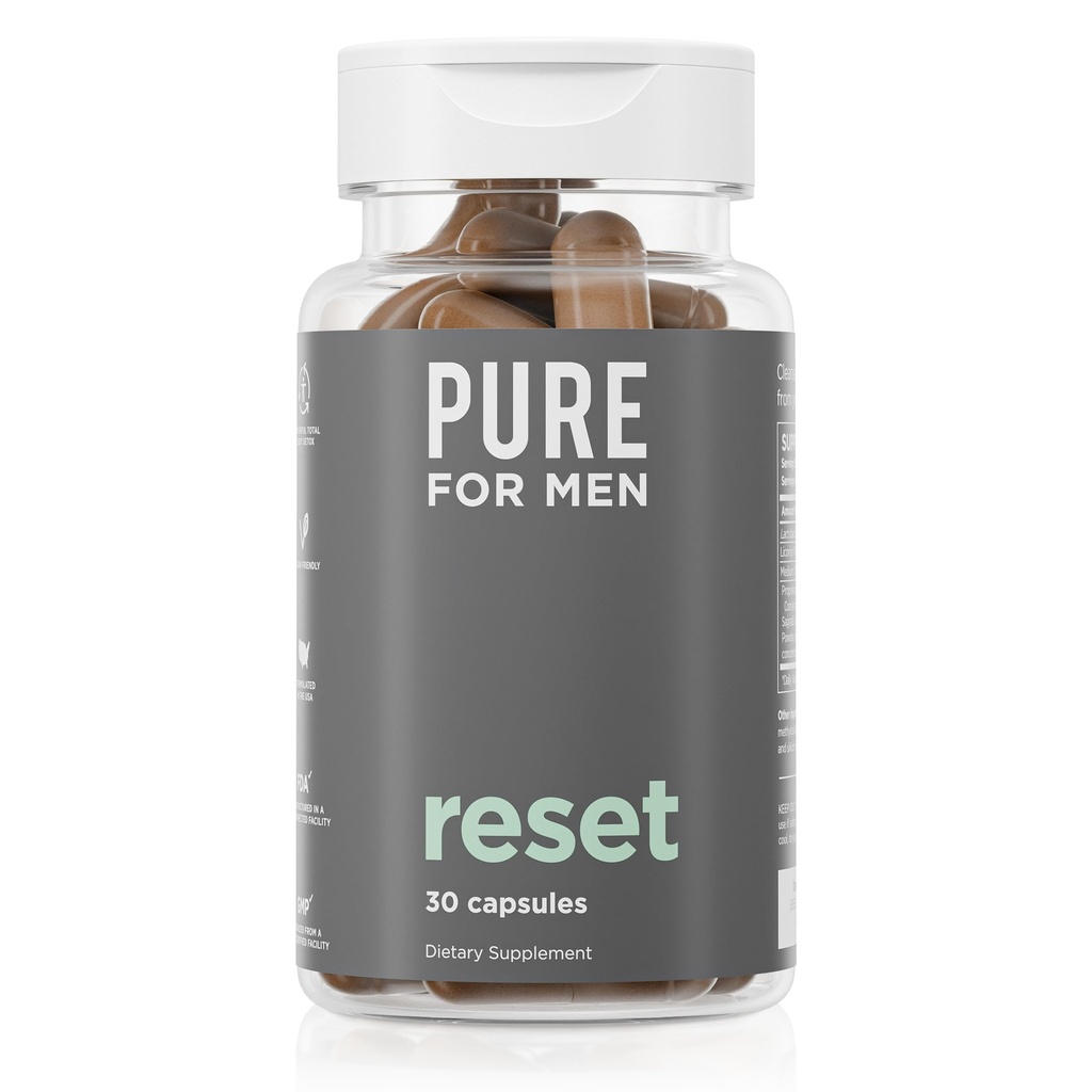 Čistá pre mužov Detox Supplement, Reset 