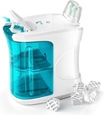 Dual Powered Nosal Irrigation System,Self-Cleaning a automatický zberný stroj na odpad,Sinus Rinse pre rôzne nosové symptómy Relief, Nos čistiaci stroj s 18 Saline kapsule