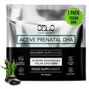 Orlo PRENATAL DHA - prenatálna DHA Omega 3 doplnok - Triple sila Omega3s - Vegan DHA & EPA - Algae Omega-3 olej - podporuje vývoj mozgu počas tehotenstva a laktácie (60 Mini softgels)