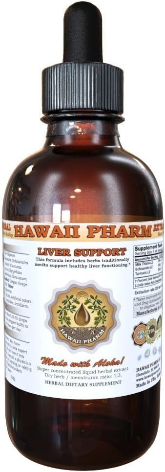 HawaiiPharm starostlivosť o pečeň tekutý extrakt 4 oz