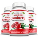 Non-GMO Cranberry Concentrated from 12,600mg - Triple Strength Softgels - Ľahko prehltnúť tabletky pre mužov a ženy, 3 fľaše
