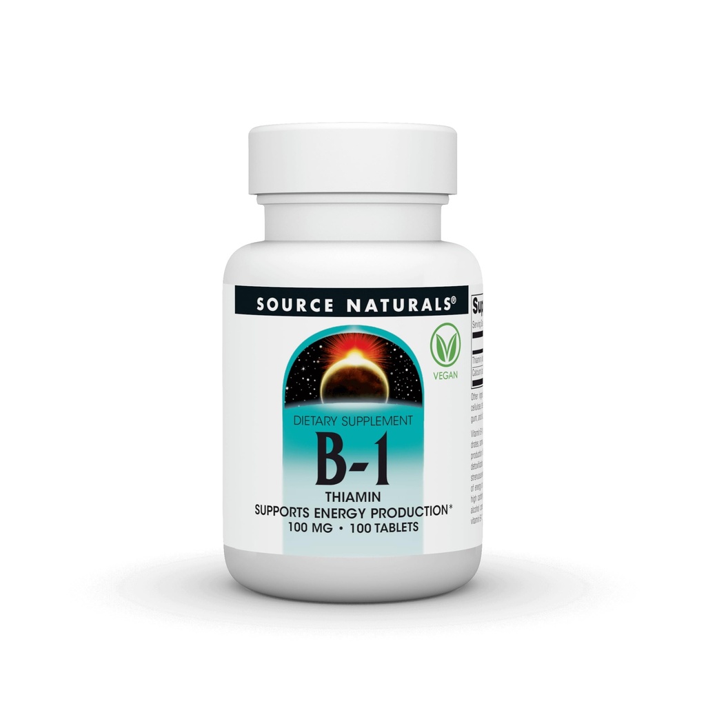 Vitamín B-1 100mg Zdroj Naturals, Inc. 100 Tabs