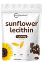 Micro Ingrediencie Slnečnica Lecitin 1,600mg Per Serving, 300 Softgels 