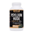 PSYLLIUM Husk Kapsule - Premium Psyllium Fiber Supplement - Podporuje Intestinálne zdravie a pravidelnosť - 100% Prírodné Rozpustné vlákno 1450mg za obsluhu - 240 Kapsule