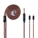 YINYOO slúchadlo Náhradný kábel 16 Jadro Jednoduchý Crystal Copper Cable slúchadlo kábel pre kz zst zs10-pro zsn-pro-x edx-pro zs10-pro-x dqs cca CRA c10 c12(2pins, 3.5mm Jack)
