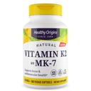 Zdravý pôvod Vitamín K2 100 mcg (MK-7, Non-GMO, bezlepok, Kardiovakulárna podpora, Podpora kostí), 180 Veggie Gels