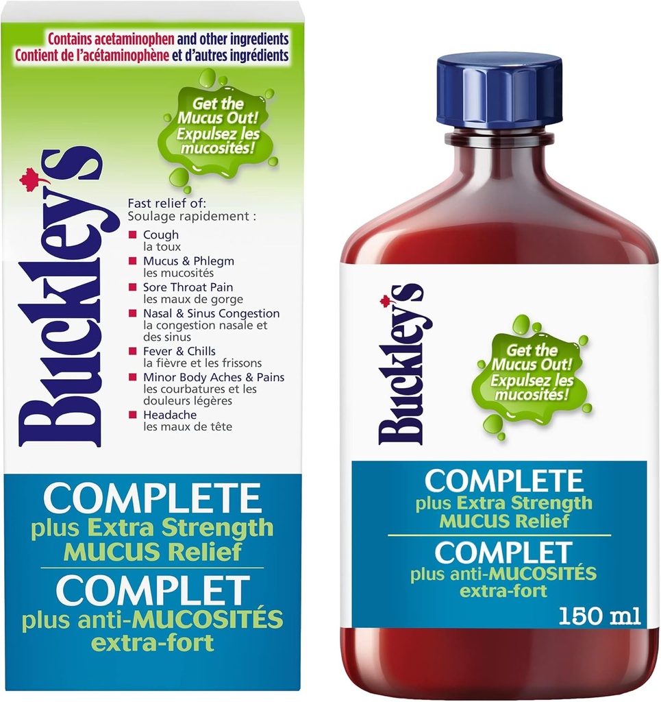 Buckley's Complete 'MUCUS RELIEF' Sirup Extra sila pre úľavu DOUGH - 150 ml