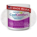 CoolComfort Osobné čistiace tampóny s organickou čarodejnicou Hazel a Aloe Vera - All-Natural and Fast Acting Wipes pre hemoroidy pálenie, svrbenie, bolesť a opuch - 100 Pads - bez parabénov
