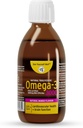 Tekutý Omega 3 Rybí olej - vysoká potencia. Podporuje mozog, oko, srdce a imunitné zdravie. Prírodný triglycerid. 237ml / 8oz - 48 Servis. Mango