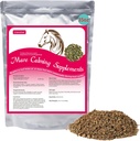 Kone upokojujúce doplnok Natural Malinová list 35 OZ- uľaví úzkosť, podráždenosť, a nepohodlie v Mares počas tepelných cyklov - tiež Magic Vhodné pre geldings
