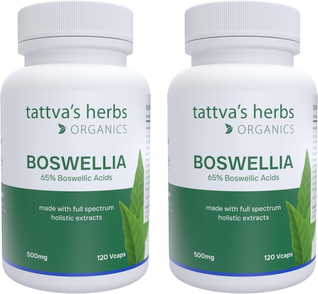 Bylinky Boswellia Serrata Supplement, Boswellia Extract Capsules, Joint Suppplement, CO2 Extract, Boswellia Complex Powder, 2-Pack, 240 Count, 500 mg - 25 rokov Premium Service
