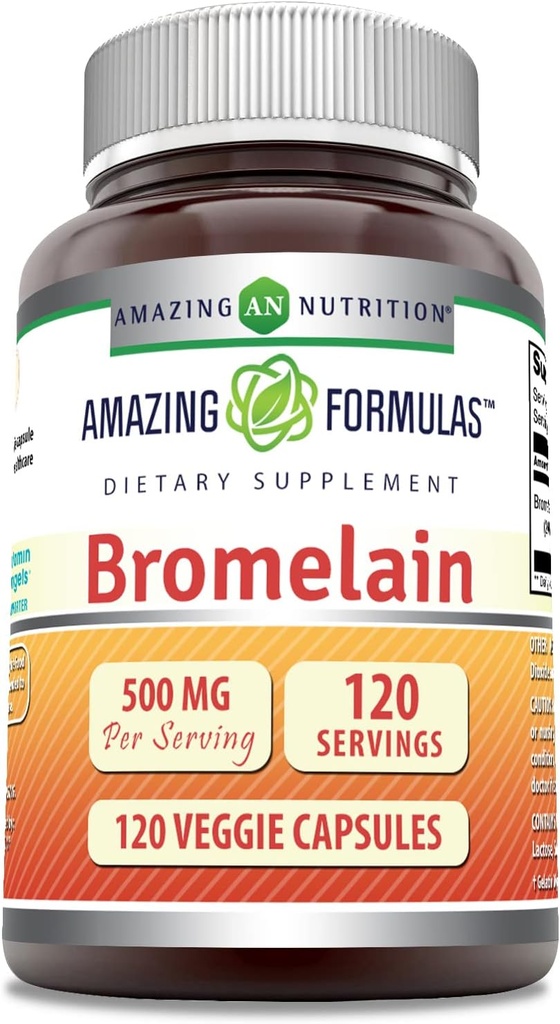 Úžasné Formuly Bromelain Supplement 