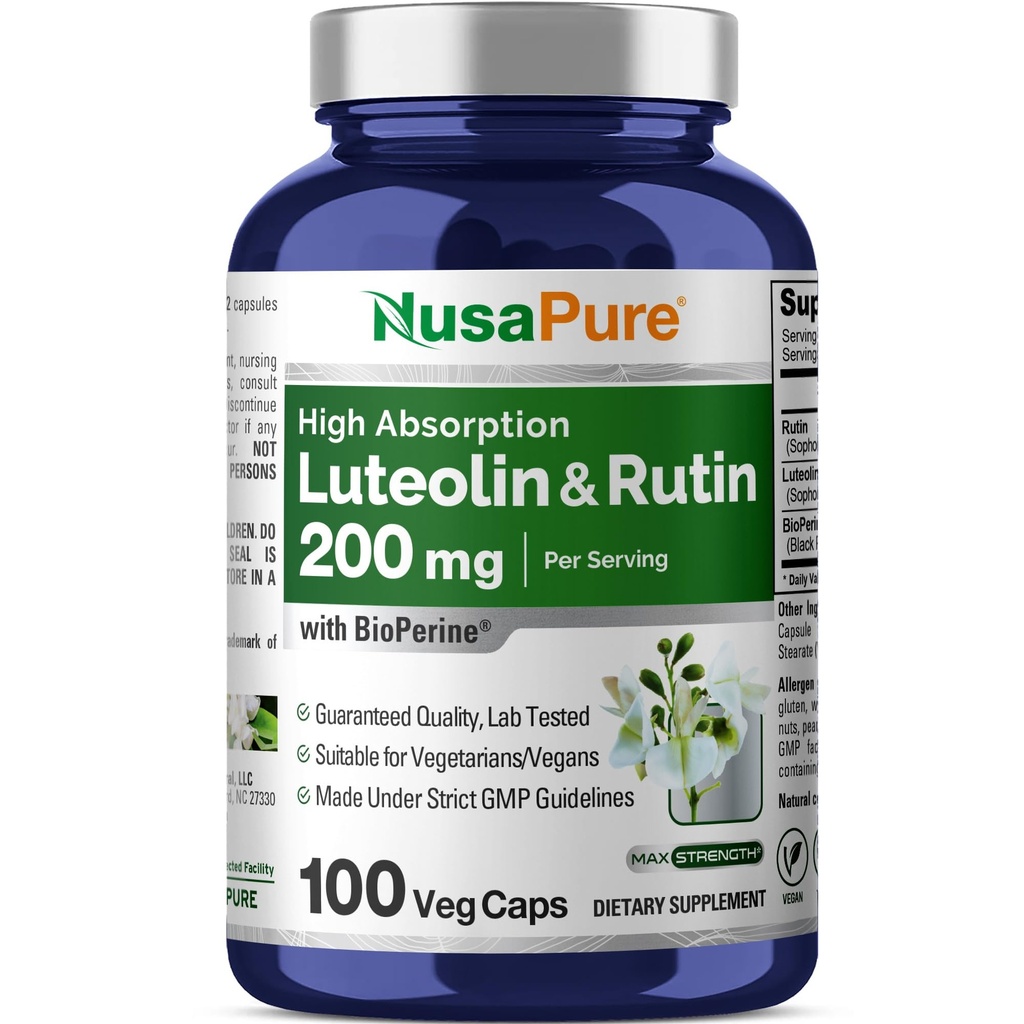NusaPure Luteolin Complex s Rutin 200 mg 
