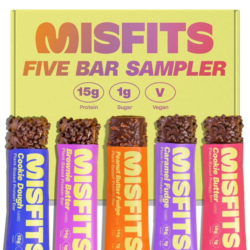 Misfits Vegan Protein Bars - Aktualizované recept 