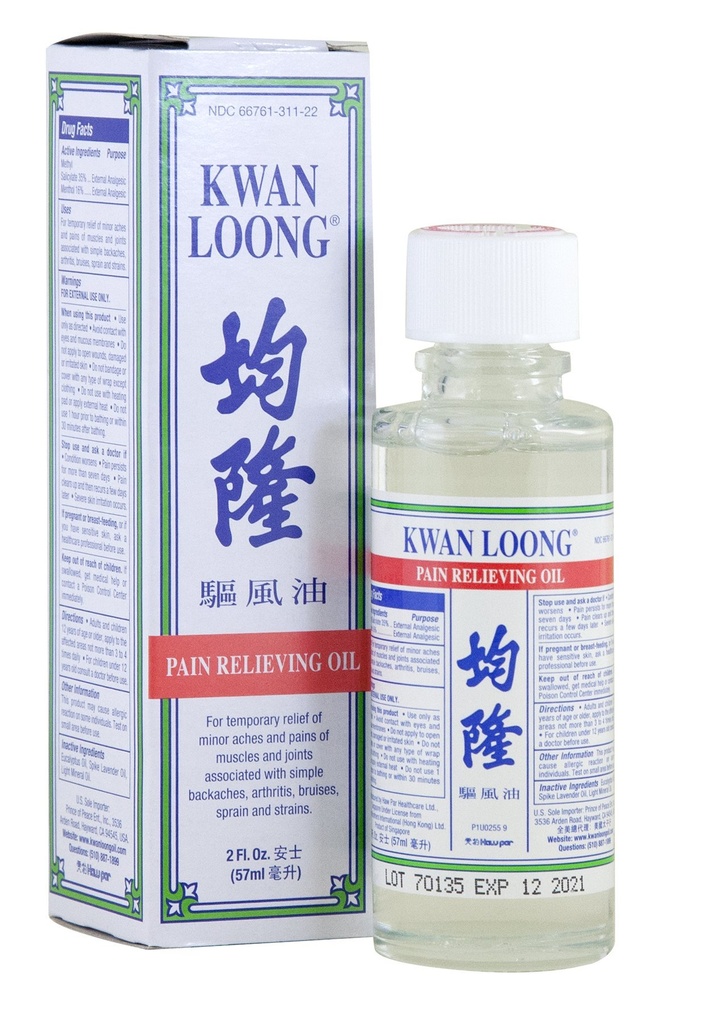 Kwan Loong Pain Relieving Aromatický olej (2 fl oz)