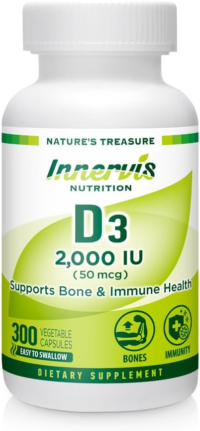Vysoká potencia Vitamín D3 2000 IU