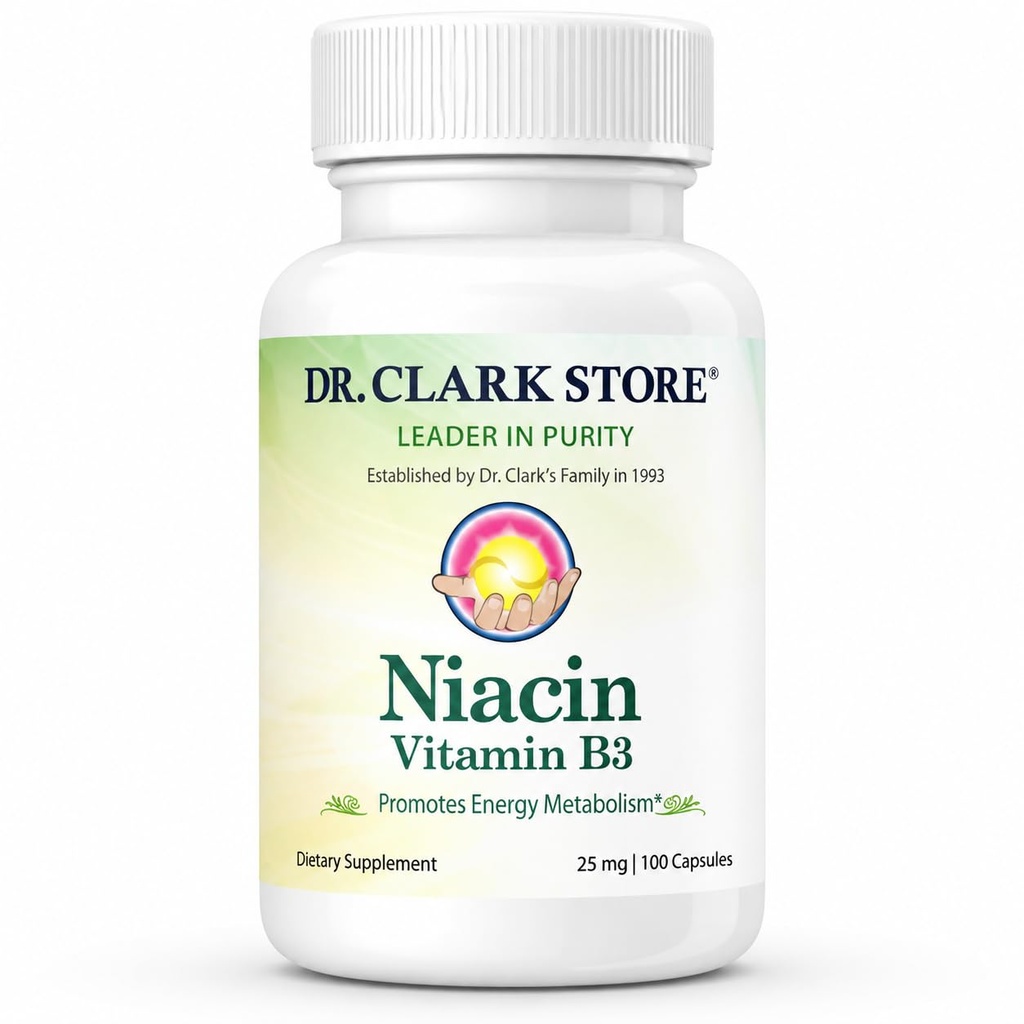 Dr. Clark Niacin (vitamín B3) Supplement 