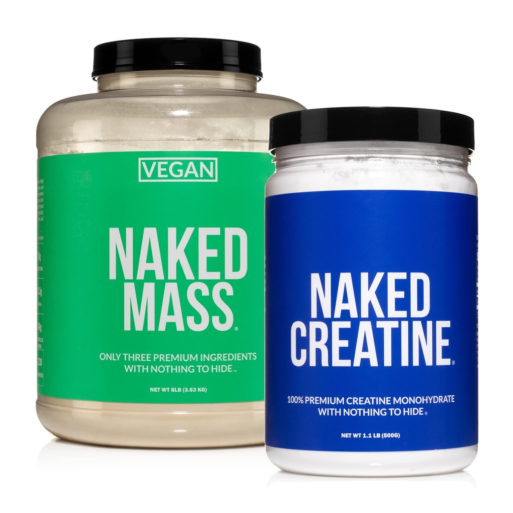 Bielkovina bez NAKED: 8LB Vegan Mass Creatin