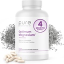 Pure TheraPro Rx Optimum Magnézium Lysinate Glycinate & Di-Magnesium Malate, Made in USA 4 Month Supply 
