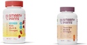 SmartyPants Kids Multivitamínové Gummy, bez cukru: Omega 3 (ALA) & Teen Girl Multivitamínové Gummy: Omega 3 Rybí olej (EPA/DHA)