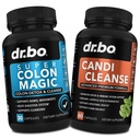 Colon Cleanser Detox & Candi Cleanse pilulky - 15 Day Colon Cleanse pilulky s probiotikom a Oregano podpora Doplnkové Kyseliny kaprylovej komplex pre pohyb Gut Bowel, Poop Intestinal Žalúdočné Bloating