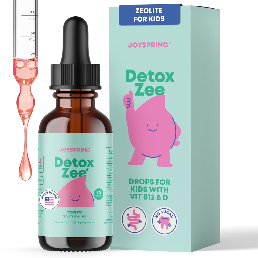 JoySpring DetoxZee Zeolit kvapky pre deti 