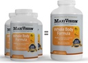 MaxiVision® AREDS 2 Formula celého tela - AREDS 2 Očné vitamíny w/Lutein a Zeaxantin - pre Macular Suplements for Eye Strain - 360 Kapsule Počet (360 Kapsule 1 Fľaša)