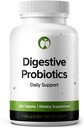Probiotiká pre trávenie Zdravie Podpora Bloating & Regularity Supplement 240 Tablety 3 Milión CFU (240, Digestive Probiotiká)