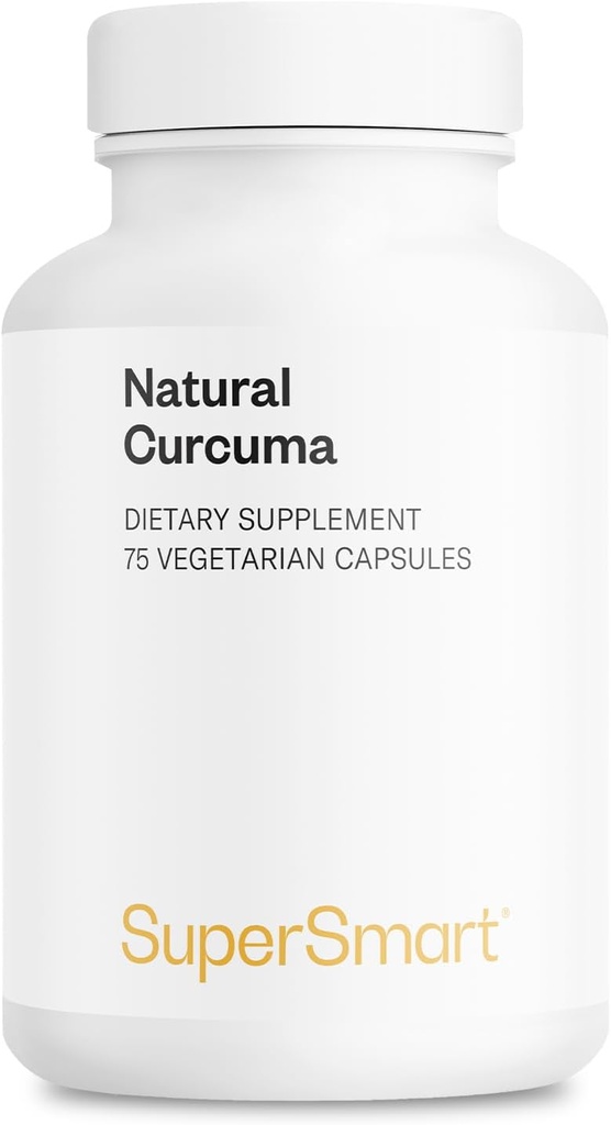 Supersmart - Natural Curcuma 2500mg per day (High Potency) - Curcuma Longa Extract Supplement - Tumeric Curcumin 95% Curcuminoids 