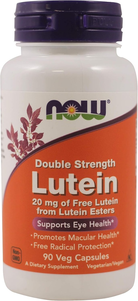 TERAZ Potraviny - Double Strength Lutein Eye Health Support 20 mg. - 90 Rastlinné kapsule
